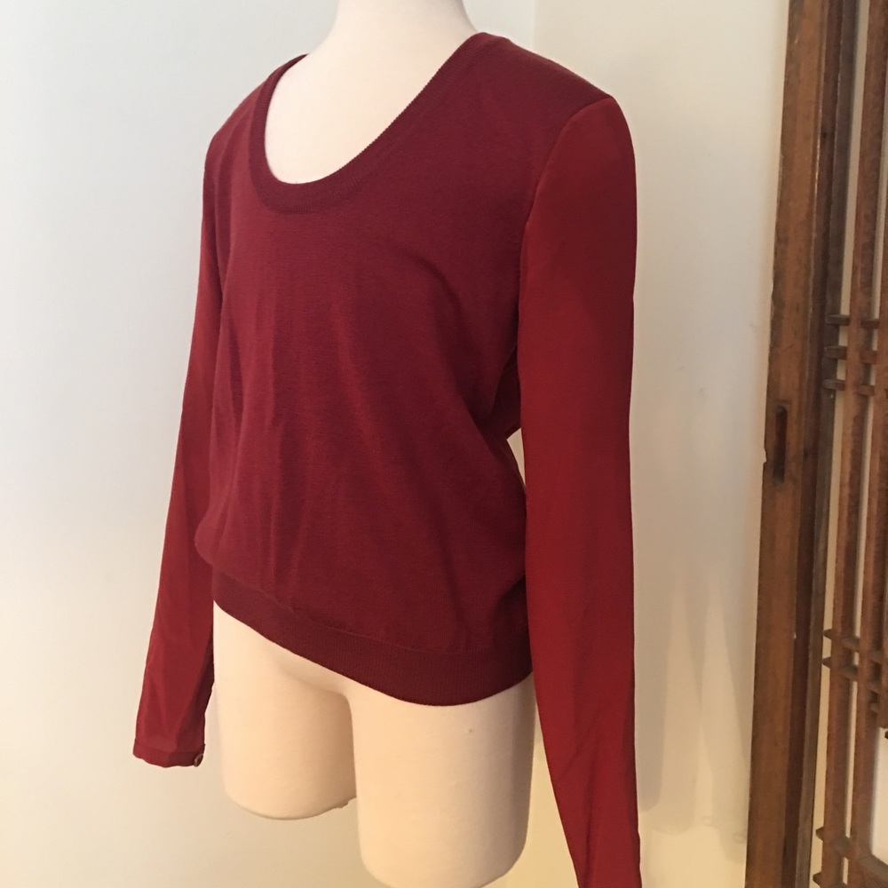 Diane Von Furstenberg Cyrillic Knit Sweater, P